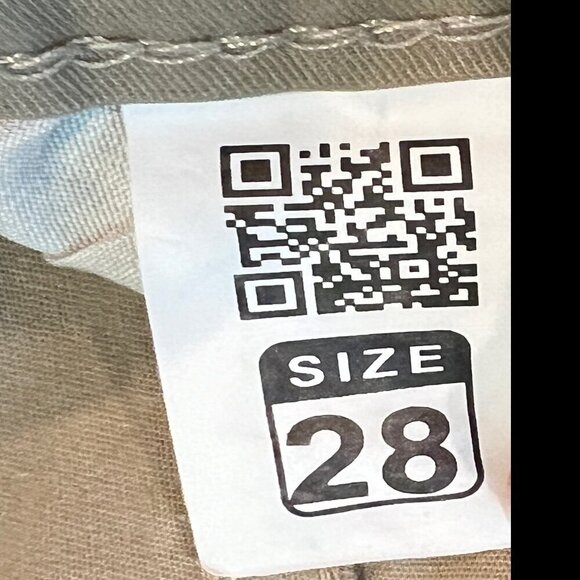 Miran Jeans Beige Tan Wide Split Leg Boho Festival Pants Rope Belt Size Small - Picture 10 of 11